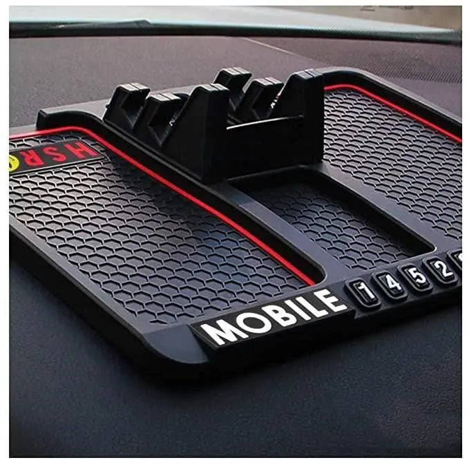 HSR Car Accessories Multifunction Phone GPS Holder Anti-Slip Silicone Pad and Car Mobile Holders for Car Dashboard 19z41t-h6