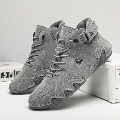 Men’s Premium Grey High-Top Casual Sneakers – Dbeck Edition 19z41t-h6