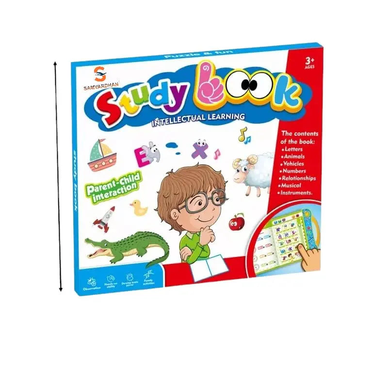 SAMVARDHAN Interactive Children Book -Musical English Educational Toy Phonetic Learning Book for 3 + Year Kids, Boys, Toddlers (Multi-color) Daily Hub