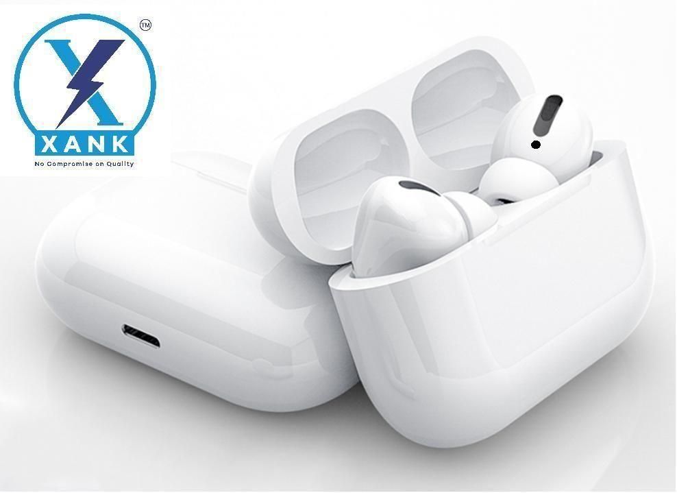 XANK Air-pods Pro with Wireless Charging Case with Sensor Enabled Bluetooth Headset (White, True Wireless) 19z41t-h6