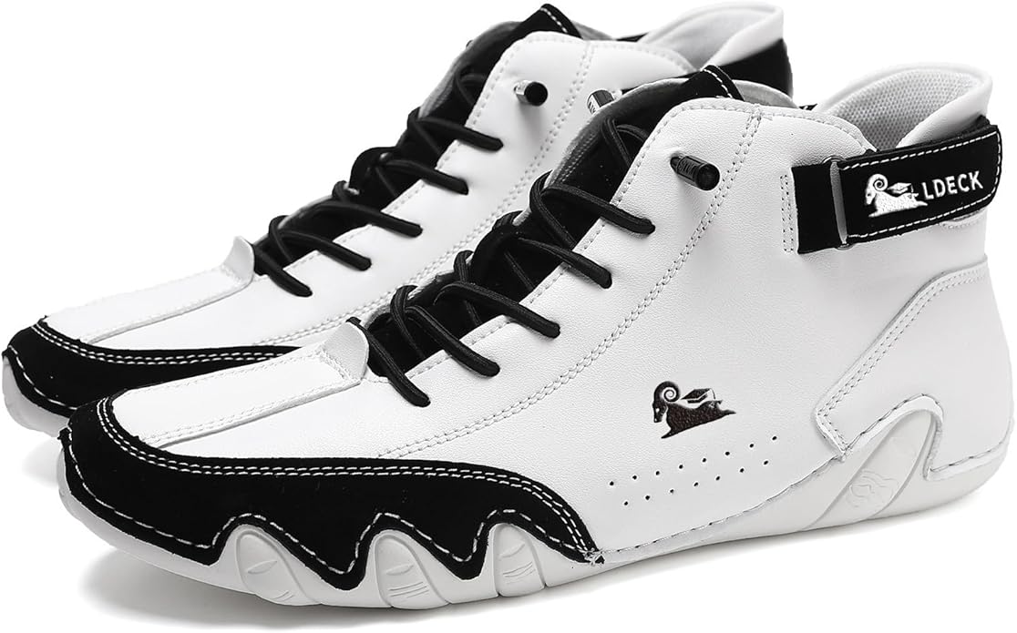 Men’s Premium White High-Top Sneakers 19z41t-h6