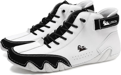 Men’s Premium White High-Top Sneakers 19z41t-h6