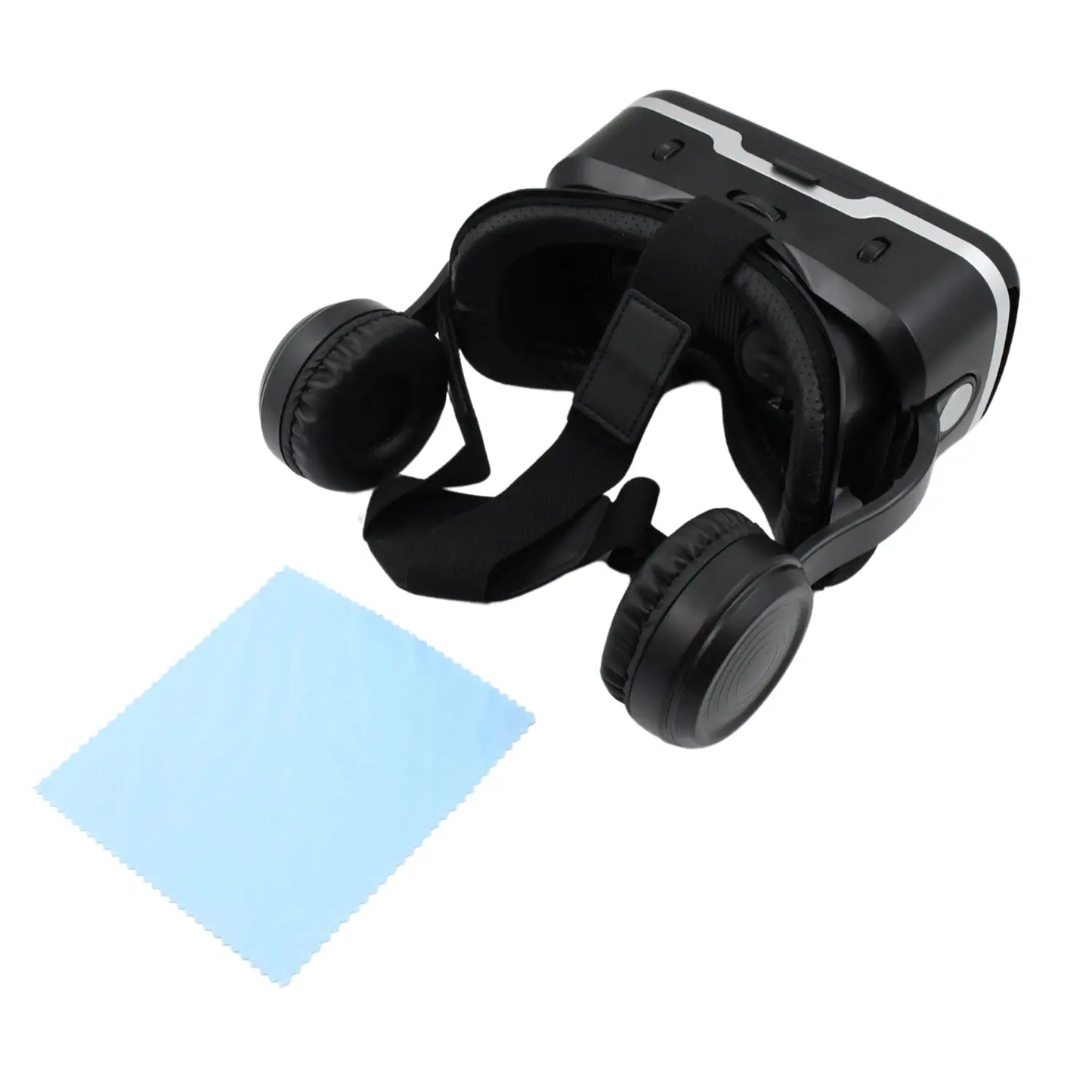 12836 3d Hd Vr Glasses Virtual Reality Goggles Headset For Ios For Android Smartphonevr Goggles-for 3d Vr Movies Video Games With Headphones (1 Pc) Wukusy