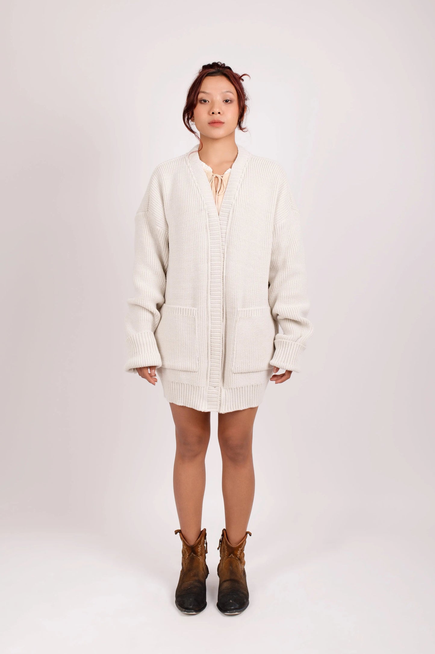 Oversized Knee-Length Sweater – Dhirah Collection DHIRAH