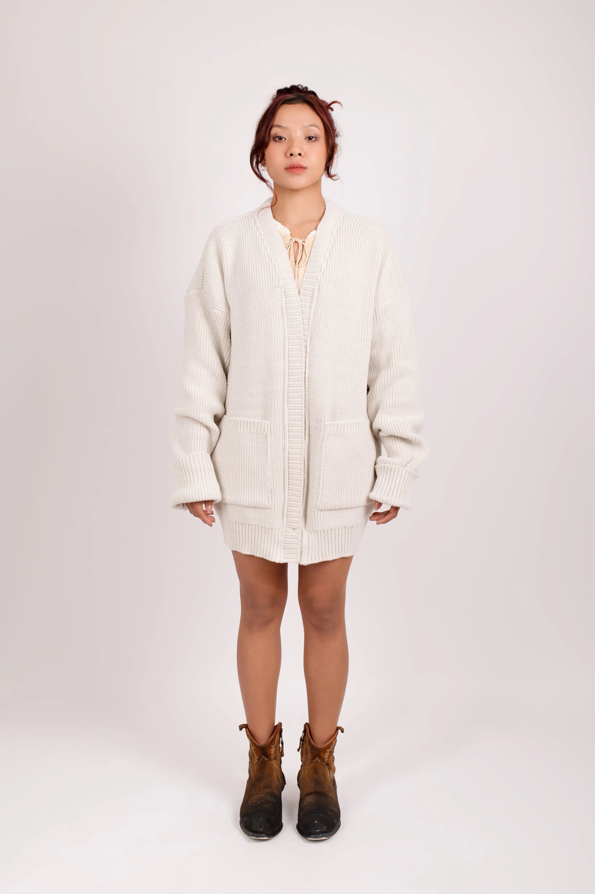 Oversized Knee-Length Sweater – Dhirah Collection DHIRAH