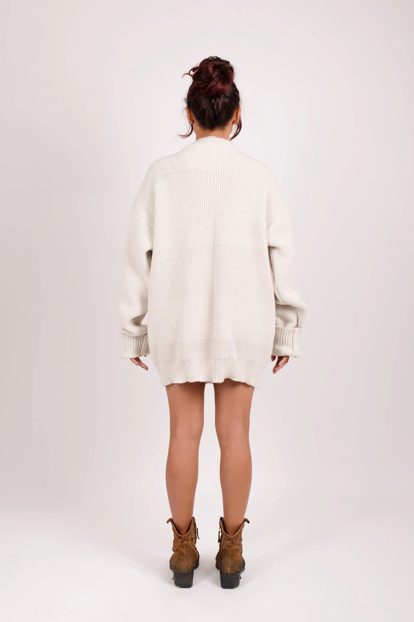 Oversized Knee-Length Sweater – Dhirah Collection DHIRAH