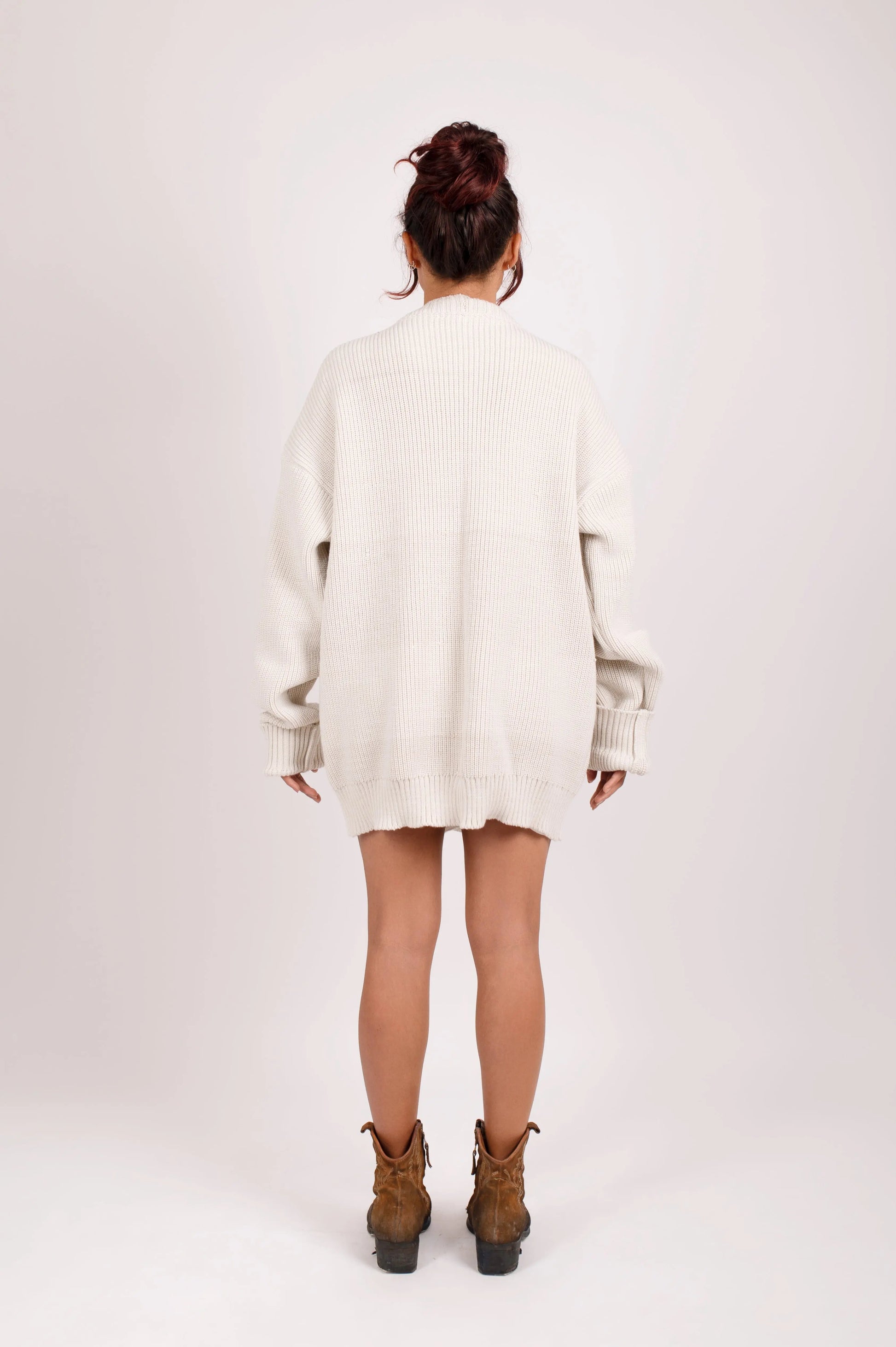 Oversized Knee-Length Sweater – Dhirah Collection DHIRAH