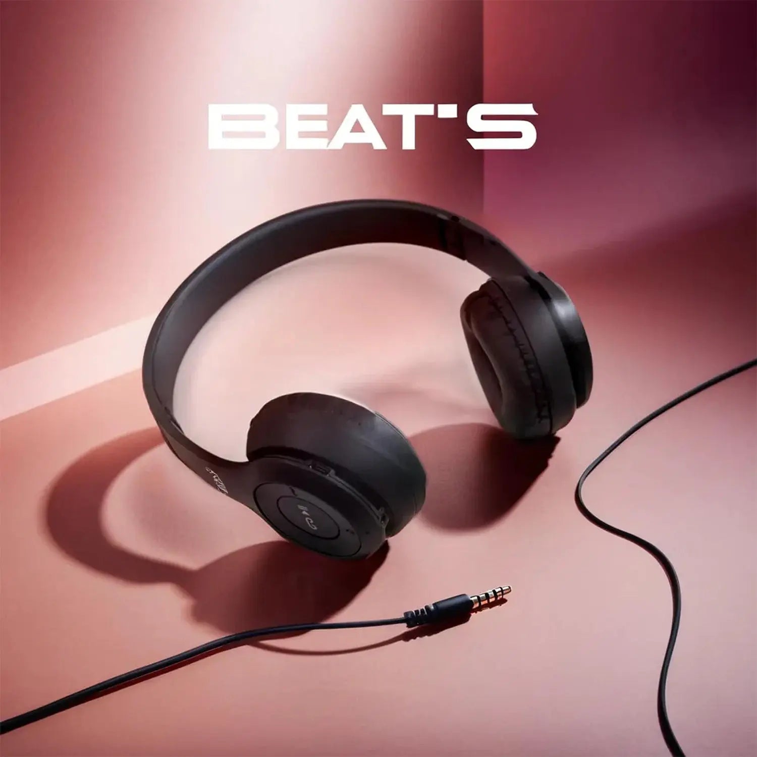 13052 Wireless Headphone Over The Head Bluetooth Headset Foldable Headband Hands-free With Calling Function (1 Pc) Wukusy