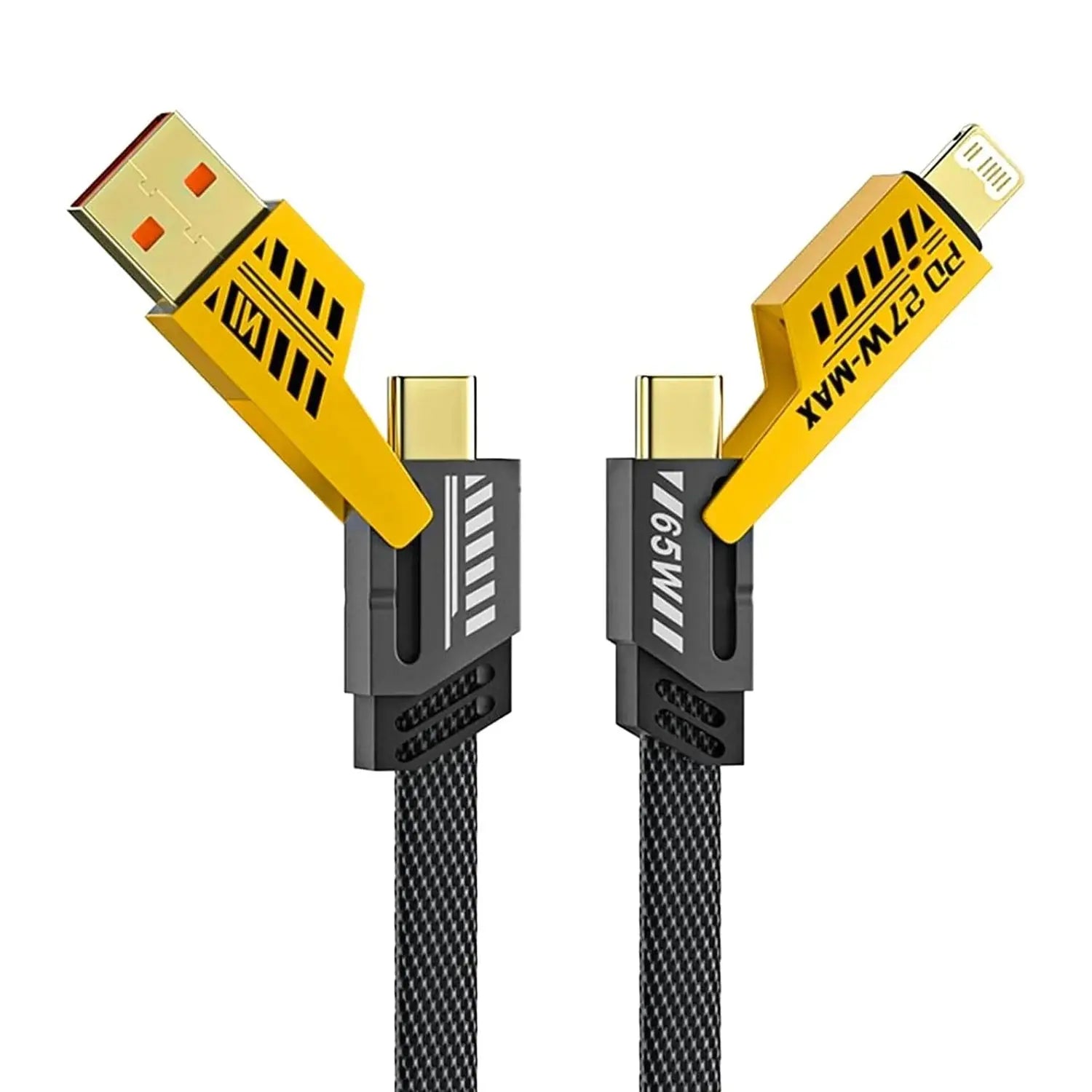 4 In 1 Fast Charging Cable (1 Pc  Loose) Wukusy