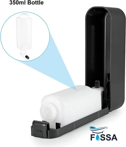 Fossa Wall-Mount Soap Dispenser 350ml – Manual Dispenser for Soap, Shampoo, Hand Cleanser, Shower Gel – Durable Bathroom Accessory SD-002 Fossa Home